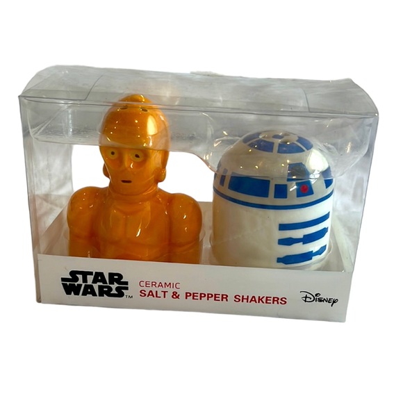 Star Wars Other - Star Wars C-3PO and R2-D2 Ceramic Salt 🧂 and Pepper Shakers NWT